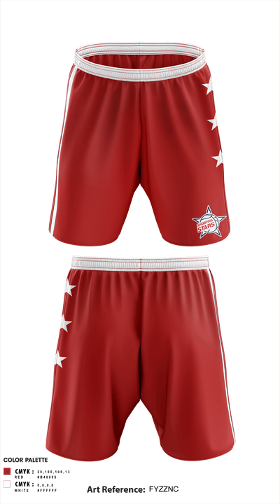 Shooting Star Basketball 23909711 Athletic Shorts With Pockets - 1