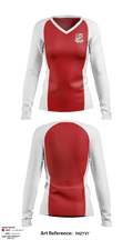 Earlham Soccer Club 98253358 Women's Long Sleeve V-neck Shirt - 1