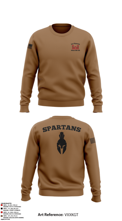 1st Platoon, 441st EN 71926407 Crew Neck Sweatshirt - 6