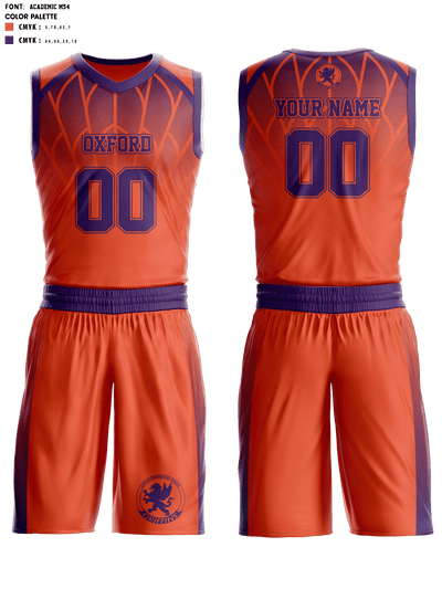Oxford Preparatory School 14580137 Basketball Uniform - 1