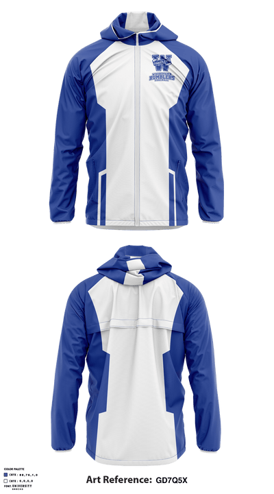 Windber Area High School Football 47234820 Windbreaker - 1