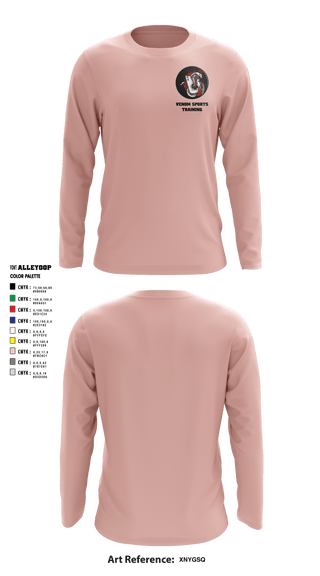 Long Sleeve Performance Shirt, Venom Sports Training, Men's Basketball, Teamtime, Team time, sublimation, custom sports apparel, team uniforms, spirit wear, spiritwear, sports uniforms, custom shirts, team store, custom team store, fundraiser sports, apparel fundraiser