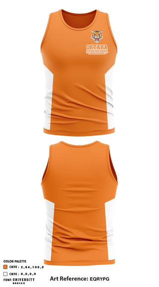 Tank Top, Oktaha Junior High School Cross Country, Cross Country, Teamtime, Team time, sublimation, custom sports apparel, team uniforms, spirit wear, spiritwear, sports uniforms, custom shirts, team store, custom team store, fundraiser sports, apparel fundraiser