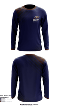 Hot Springs High School Gymnastics 1350793 Long Sleeve Performance Shirt - 1