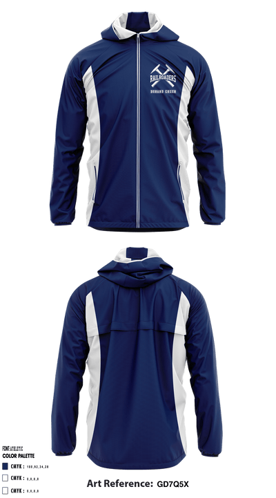 Durand High School Cheer 28550750 Windbreaker - 1