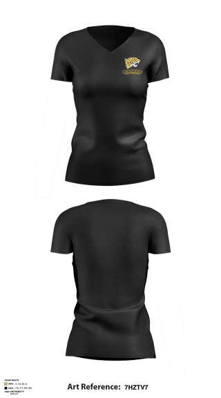 Women's Short Sleeve Vneck Shirt, Hernando High School Cross Country, Cross Country, Teamtime, Team time, sublimation, custom sports apparel, team uniforms, spirit wear, spiritwear, sports uniforms, custom shirts, team store, custom team store, fundraiser sports, apparel fundraiser