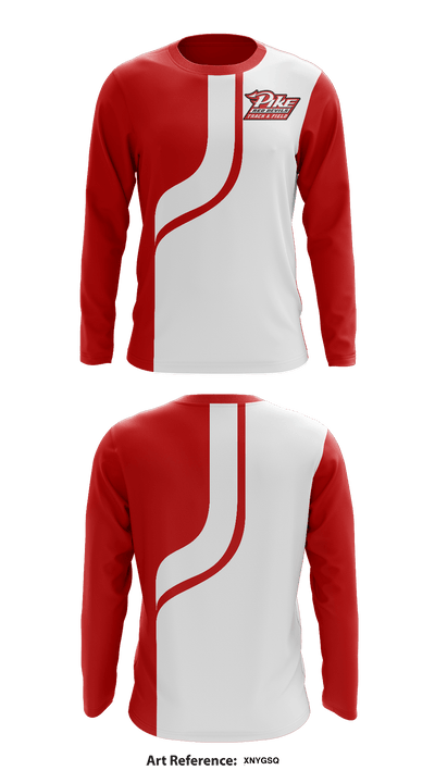 Pike Track & Field 98278339 Long Sleeve Performance Shirt - 1