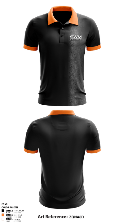 Swm #2 32102115 Short Sleeve Performance Polo - 1