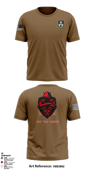 3rd PLT Diablos 55800262 Short Sleeve Performance Shirt - 2