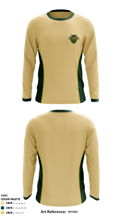 Northwest High School Track 72155128 Long Sleeve Performance Shirt - 3