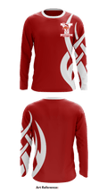 Rio High School Wrestling 63705657 Long Sleeve Rash Guard Shirt - 1