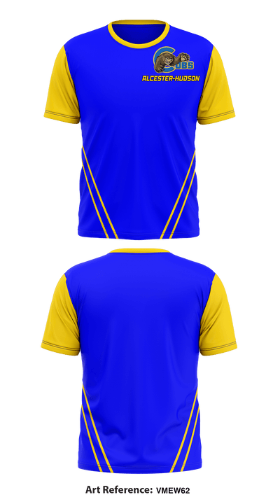 Alcester-Hudson High School 17598476 Short Sleeve Performance Shirt - 3