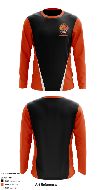 Evraz Steelers 95319083 Long Sleeve Performance Shirt - 1