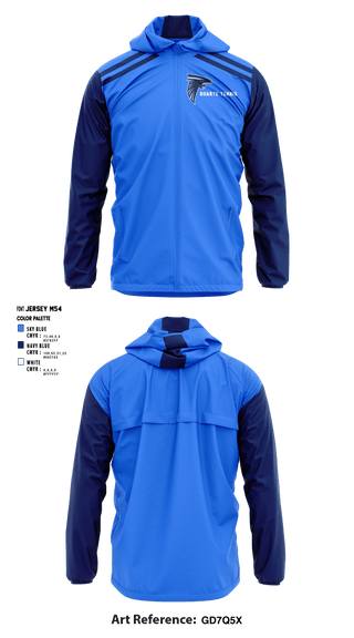 Windbreaker, Duarte High School Tennis, Tennis, Teamtime, Team time, sublimation, custom sports apparel, team uniforms, spirit wear, spiritwear, sports uniforms, custom shirts, team store, custom team store, fundraiser sports, apparel fundraiser
