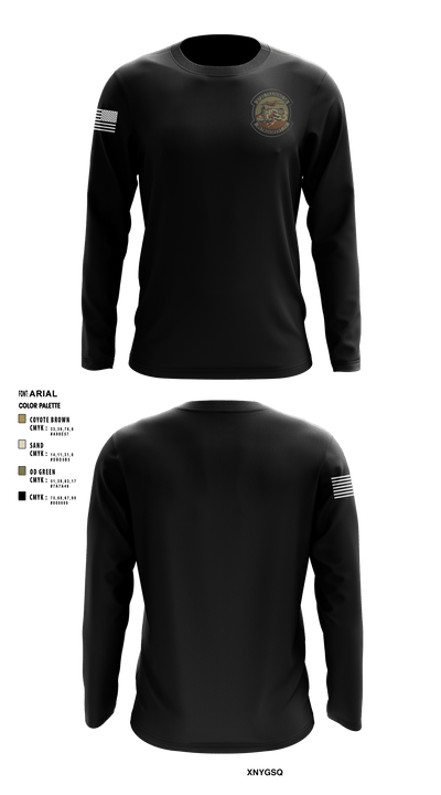 373 TRS / DET 12 70443179 Long Sleeve Performance Shirt - 6