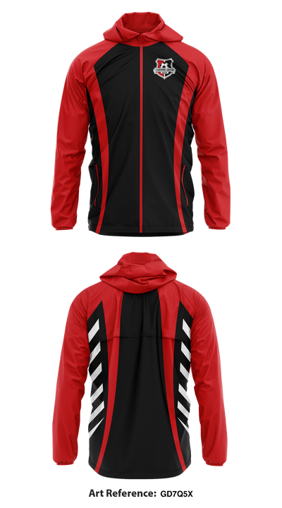 Corning Union Soccer 87693038 Windbreaker - 1