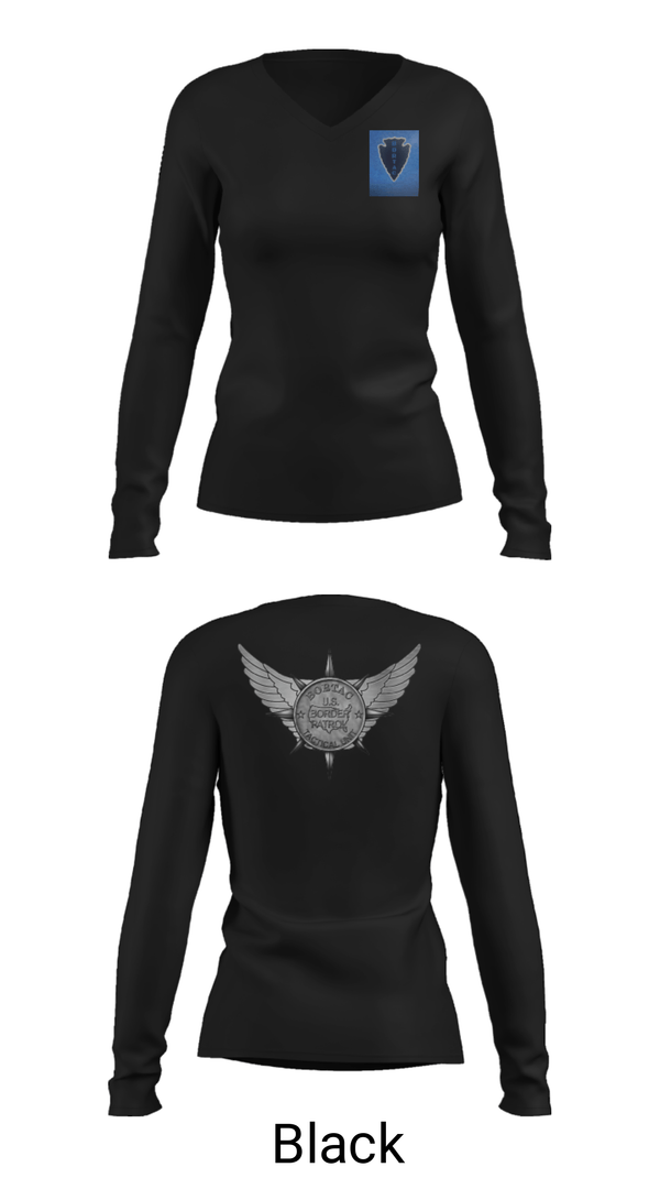 Women's Long Sleeve Vneck Shirt, , Police, Teamtime, Team time, sublimation, custom sports apparel, team uniforms, spirit wear, spiritwear, sports uniforms, custom shirts, team store, custom team store, fundraiser sports, apparel fundraiser