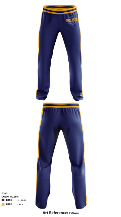 Grand Haven High School Water Polo 71002455 Sweatpants - 1