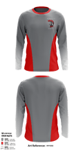 Bernalillo High School Bowling 14046792 Long Sleeve Performance Shirt - 2