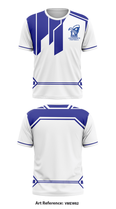 Leavenworth Youth Football 85780873 Short Sleeve Performance Shirt - 1