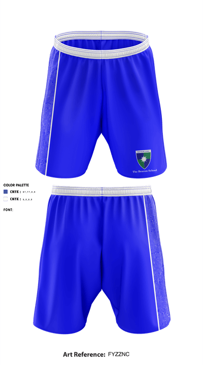 The Beacon School Baseball 68074261 Athletic Shorts With Pockets - 1