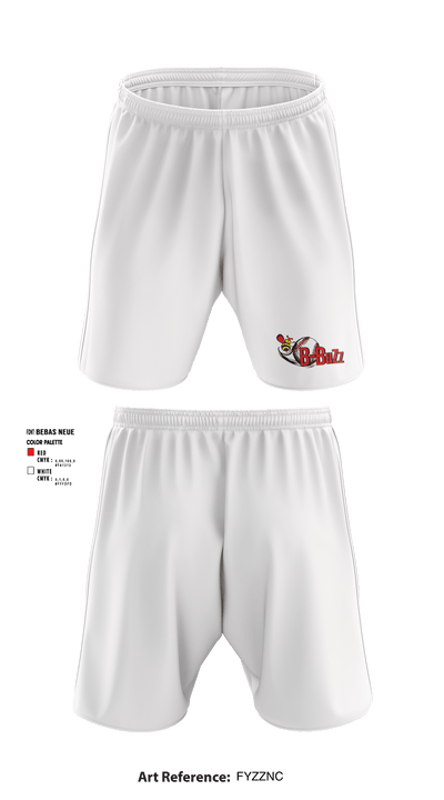 B Buzz Baseball League 70409945 Athletic Shorts With Pockets - 2