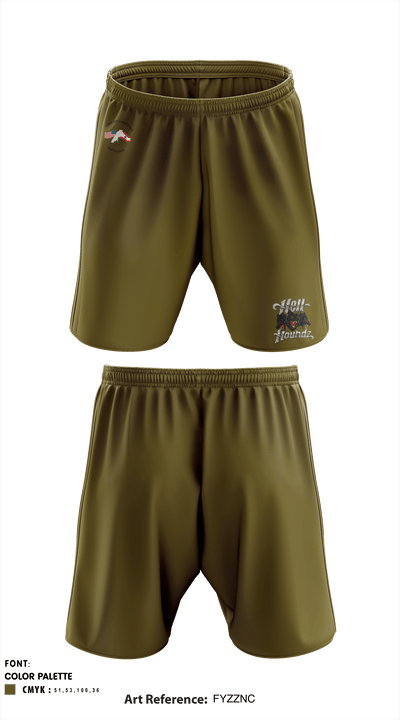 218th MP Co 78237854 Athletic Shorts With Pockets - 1