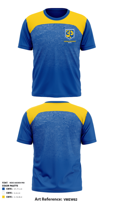 Central Wisconsin Christian High School Soccer 11552027 Short Sleeve Performance Shirt - 1