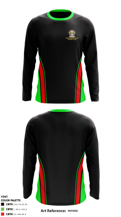 PAPAKOLEA PEACOCKS E-SPORTS CLUB 36233214 Long Sleeve Performance Shirt - 1
