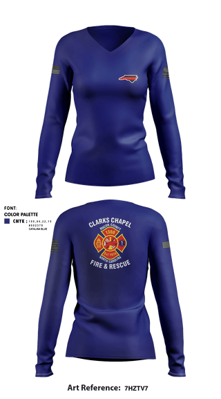 Women's Long Sleeve Vneck Shirt, , Fire Department, Teamtime, Team time, sublimation, custom sports apparel, team uniforms, spirit wear, spiritwear, sports uniforms, custom shirts, team store, custom team store, fundraiser sports, apparel fundraiser