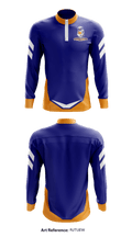 Pomona-Pitzer College Golf 83726109 Quarter Zip Jacket - 1