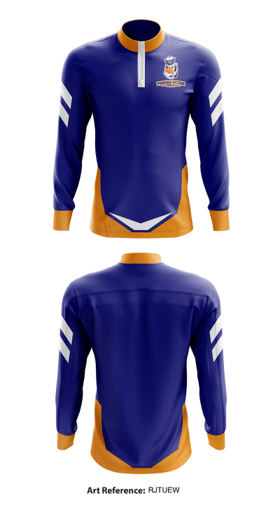 Pomona-Pitzer College Golf 83726109 Quarter Zip Jacket - 1