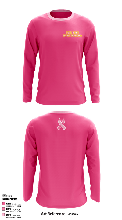 Fort Hunt Youth Football 18091317 Long Sleeve Performance Shirt - 2