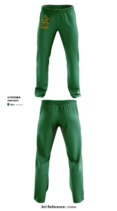 Harvest Temple Christian Academy Junior High School Basketball 97137941 Sweatpants - 1