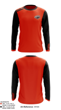 RiverHawks Wrestling 74398734 Long Sleeve Performance Shirt - 1