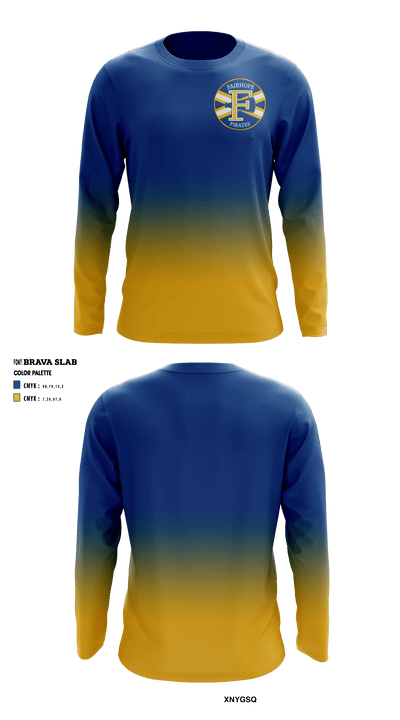 Fairhope High School Cheer 44328876 Long Sleeve Performance Shirt - 1