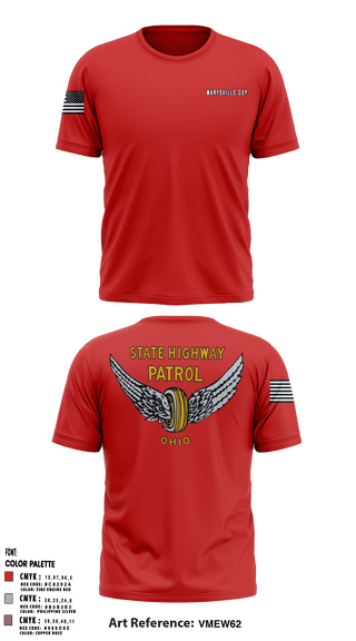 Short Sleeve Performance Shirt, , Police, Teamtime, Team time, sublimation, custom sports apparel, team uniforms, spirit wear, spiritwear, sports uniforms, custom shirts, team store, custom team store, fundraiser sports, apparel fundraiser