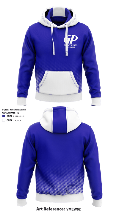 Grants Pass High School Swimming 44774767 Hoodie - 1