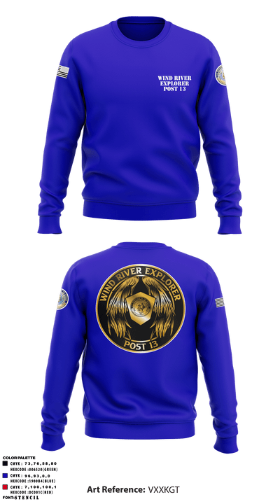 Wind River Explorer Post 13 83614343 Crew Neck Sweatshirt - 5