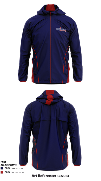 London Christian Academy 30666411 Windbreaker - 1