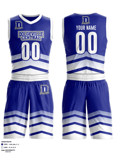 Dolgeville Central High School Basketball 27046931 Basketball Uniform - 1