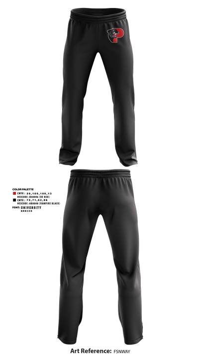 Prestonsburg High School Track 27000060 Sweatpants - 1