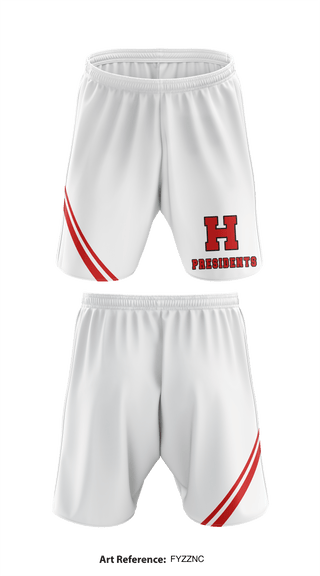 Athletic Shorts With Pockets, Marion Harding Presidents, Men's Basketball, Teamtime, Team time, sublimation, custom sports apparel, team uniforms, spirit wear, spiritwear, sports uniforms, custom shirts, team store, custom team store, fundraiser sports, apparel fundraiser