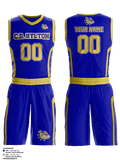 C D Hylton High School Basketball 34862109 Basketball Uniform - 1
