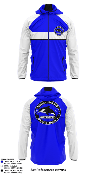 Windbreaker, Whale Branch Middle School, , Teamtime, Team time, sublimation, custom sports apparel, team uniforms, spirit wear, spiritwear, sports uniforms, custom shirts, team store, custom team store, fundraiser sports, apparel fundraiser