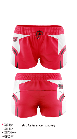 Ranger Panties, Leonard Hornets, Cheer, Teamtime, Team time, sublimation, custom sports apparel, team uniforms, spirit wear, spiritwear, sports uniforms, custom shirts, team store, custom team store, fundraiser sports, apparel fundraiser