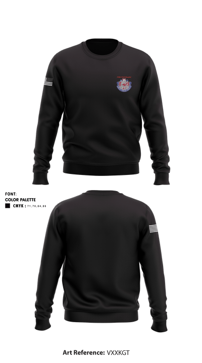 528 Field Hospital HHC 70850434 Crew Neck Sweatshirt - 1