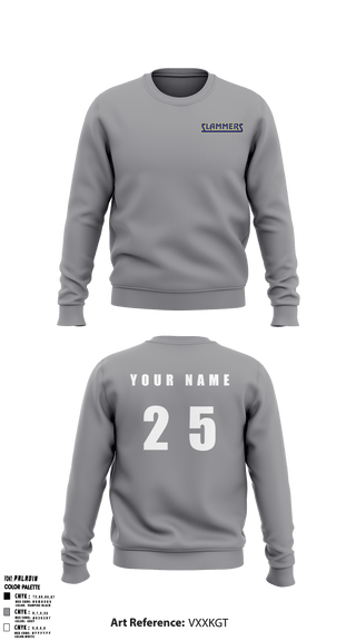 Crew Neck Sweatshirt, Slammers FP, Softball, Teamtime, Team time, sublimation, custom sports apparel, team uniforms, spirit wear, spiritwear, sports uniforms, custom shirts, team store, custom team store, fundraiser sports, apparel fundraiser