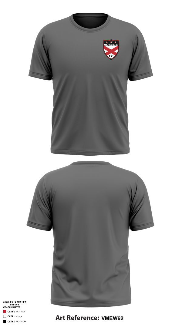 Short Sleeve Performance Shirt, Alabama FC, School Spirit Store, Teamtime, Team time, sublimation, custom sports apparel, team uniforms, spirit wear, spiritwear, sports uniforms, custom shirts, team store, custom team store, fundraiser sports, apparel fundraiser
