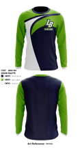 Lucy Garrett Beckham High School Swimming 28988885 Long Sleeve Performance Shirt - 1